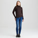 Ridgeline Women's Melford Roll Neck Knit Deep Bark