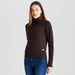 Ridgeline Women's Melford Roll Neck Knit Deep Bark