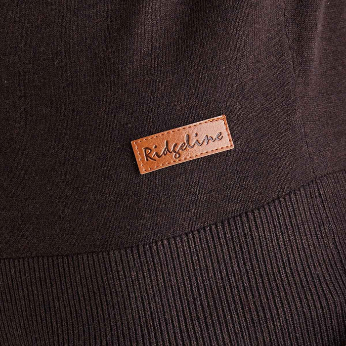 Ridgeline Women's Melford Roll Neck Knit Deep Bark