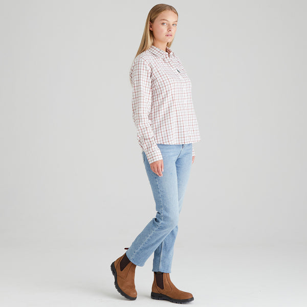 Ridgeline Womens Sedgebrook Shirt Russet & Cashew
