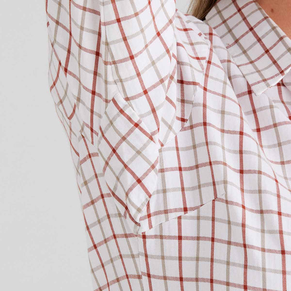 Ridgeline Womens Sedgebrook Shirt Russet & Cashew
