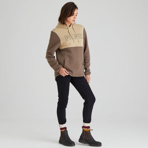 Ridgeline Womens South Island Hoodie Light Bark
