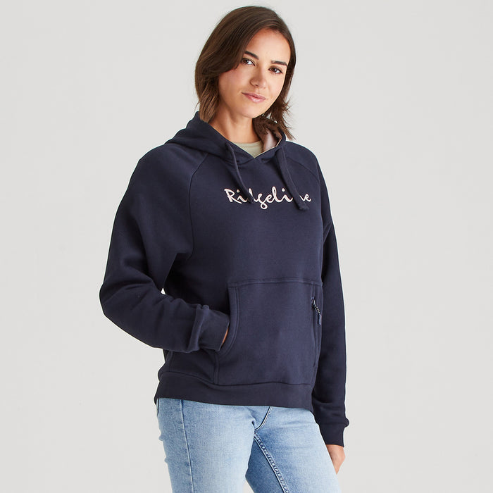 Ridgeline Women's Signature Hoodie Navy