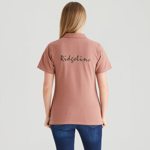 Ridgeline Women's Signature Polo Dusky Pink