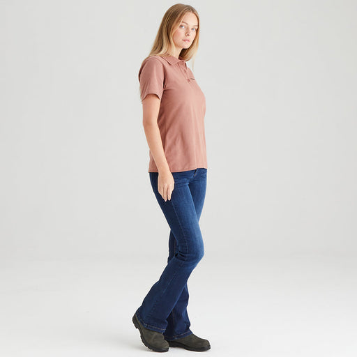 Ridgeline Women's Signature Polo Dusky Pink