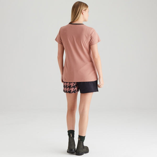 Ridgeline Women's Signature T-Shirt Dusky Pink