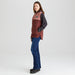 Ridgeline Women's Tribe Hoodie Oxblood Tri-colour