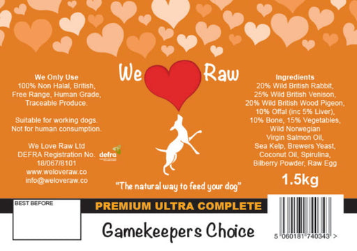 We Love Raw Premium Gamekeepers Choice
