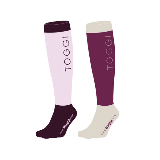 Toggi Competition Logo Sock Purple pk2