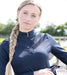 Premier Equine Arclos Ladies Technical Long Sleeve Riding Top Navy
