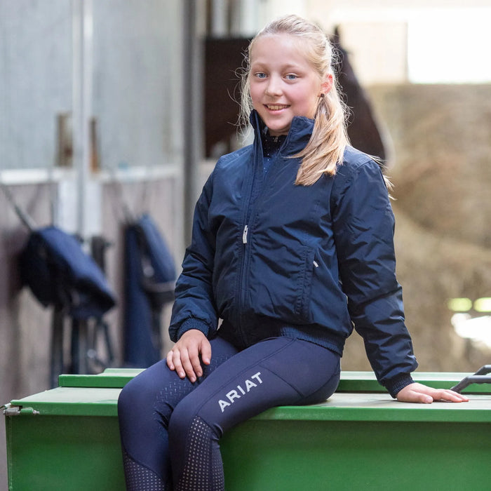 Ariat Youth Waterproof Stable Jacket Navy