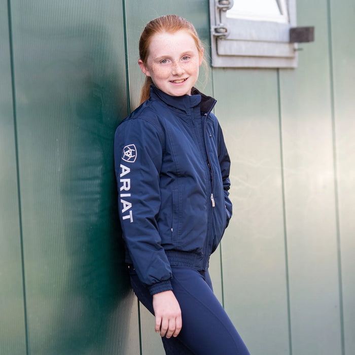 Ariat Youth Waterproof Stable Jacket Navy