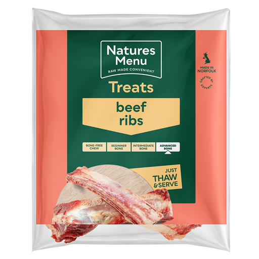 Natures Menu Treats Frozen Beef Rib Chews