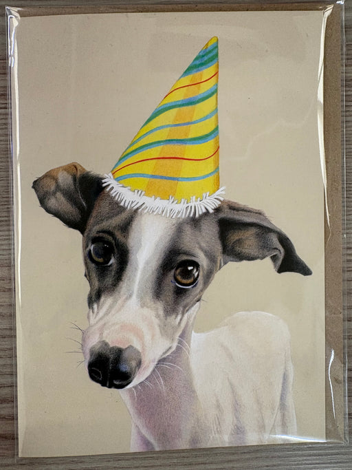 Deckled Edge Birthday Dog Card