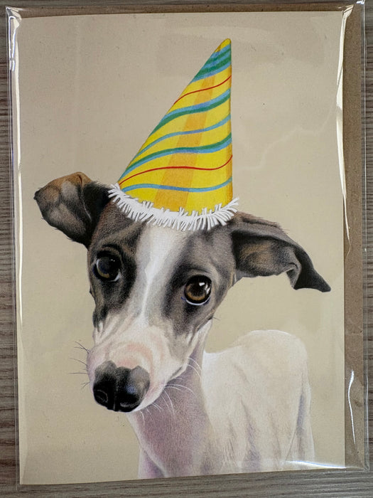 Deckled Edge Birthday Dog Card