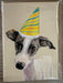 Deckled Edge Birthday Dog Card