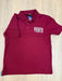 Back British Farming Men's Polo Burgundy