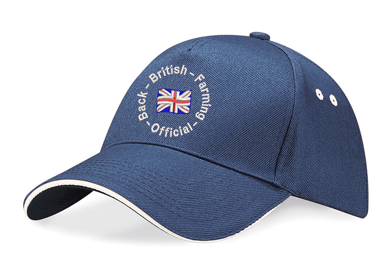 Back British Farming Baseball Cap Navy