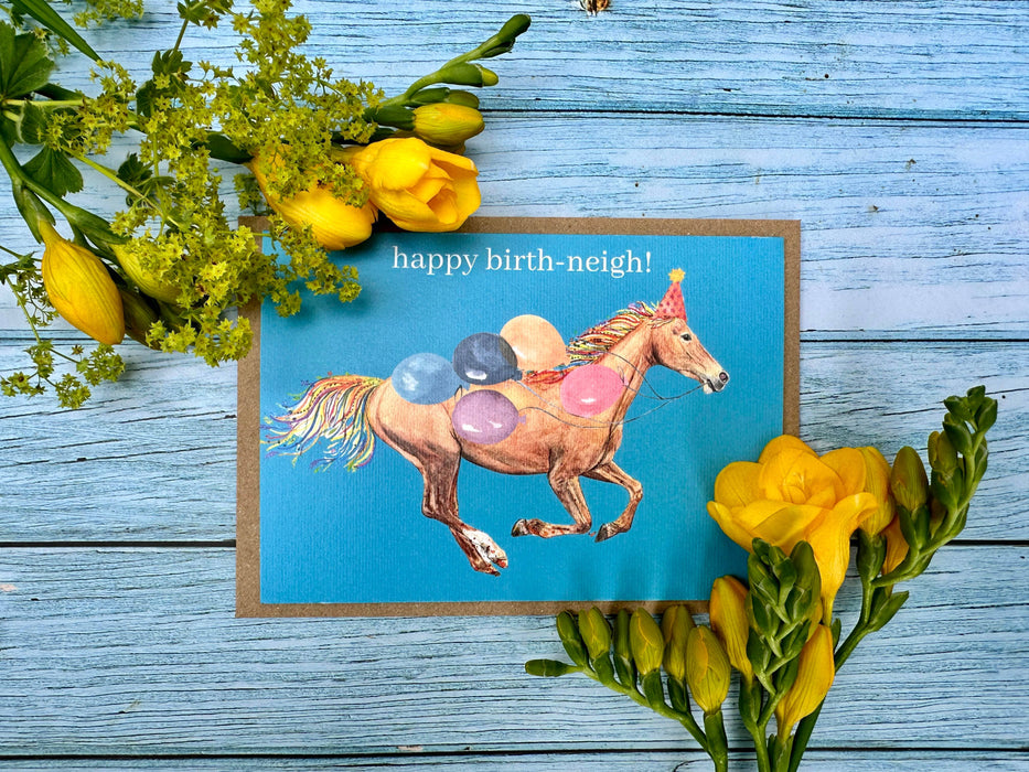 Horse Birthday Neigh Card