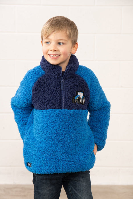 LightHouse Caden Fleece Blue Tractor