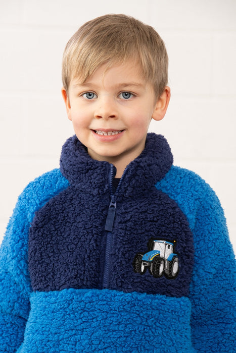 LightHouse Caden Fleece Blue Tractor
