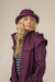 Lighthouse Waterproof Canterbury Cloche Hat Plum
