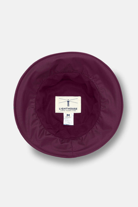 Lighthouse Waterproof Canterbury Cloche Hat Plum
