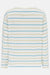Lighthouse Causeway Long Sleeved Top Blue & Clay Stripe