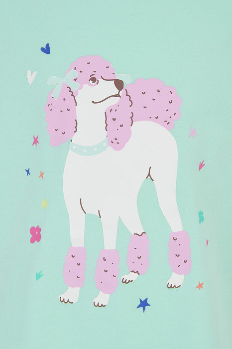 Lighthouse Causeway Short Sleeved T-Shirt Mint Poodle