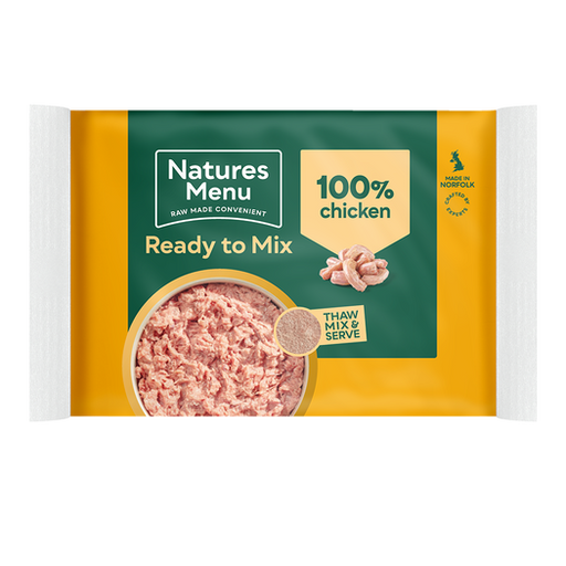 Natures Menu Ready To Mix 100% Chicken Block 400g