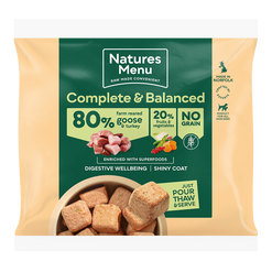 Natures Menu 80/20 Goose & Turkey Nuggets 1kg