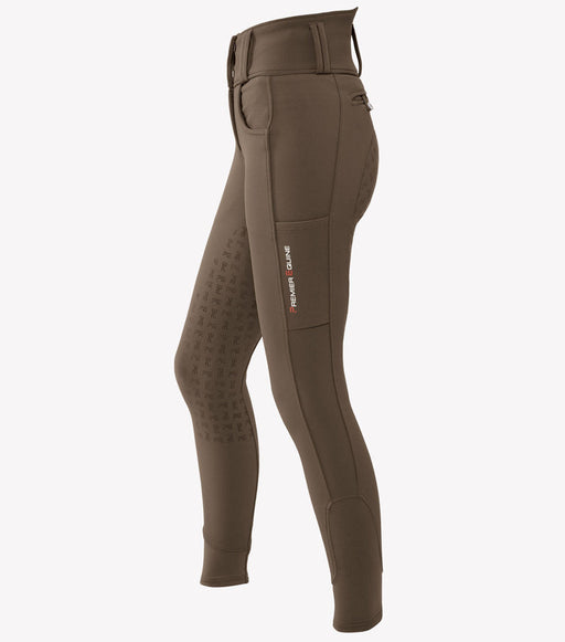 Premier Equine Coco Li Ladies Gel Full Seat Riding Breeches Walnut