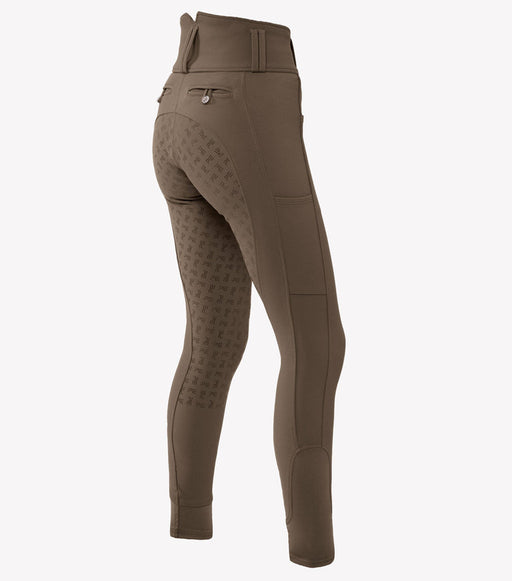Premier Equine Coco Li Ladies Gel Full Seat Riding Breeches Walnut
