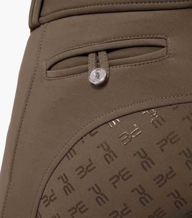 Premier Equine Coco Li Ladies Gel Full Seat Riding Breeches Walnut
