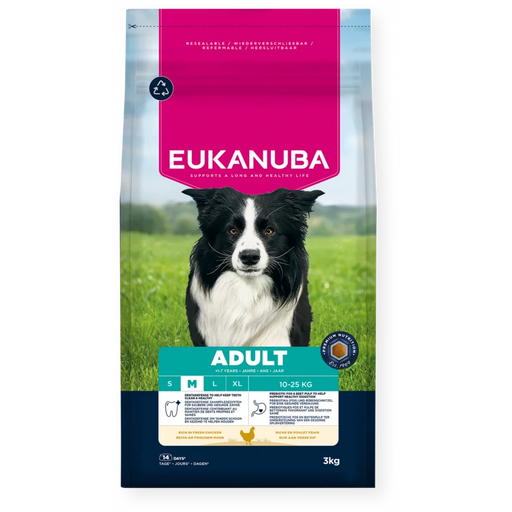 Eukanuba Adult Medium Breed 3kg Chicken