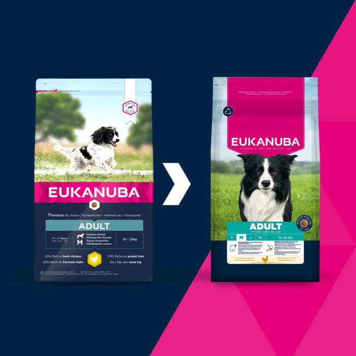 Eukanuba Adult Medium Breed 3kg Chicken