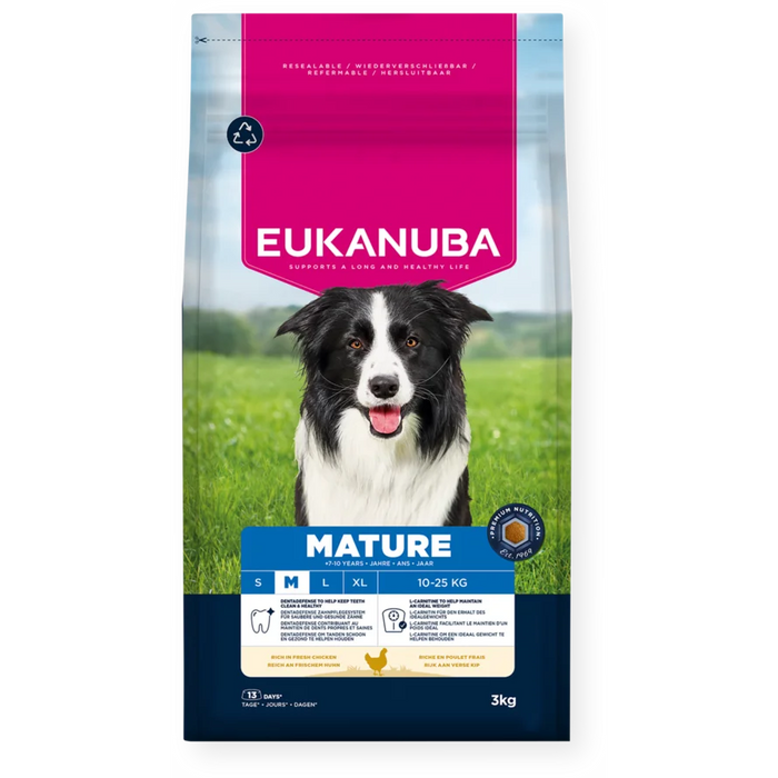 Eukanuba Mature Medium Breed Chicken 3kg