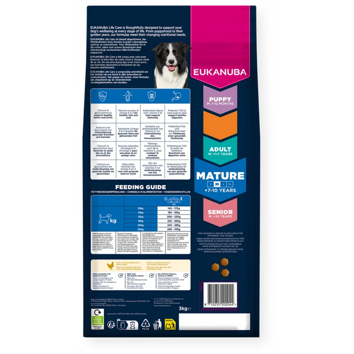 Eukanuba Mature Medium Breed Chicken 3kg