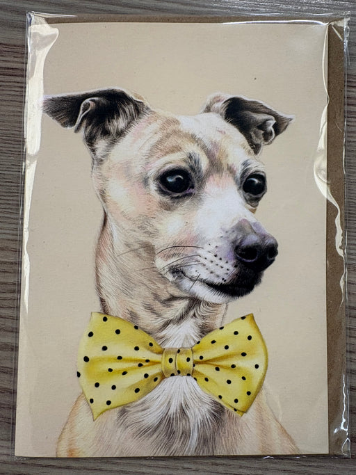Deckled Edge Dapper Dog Card