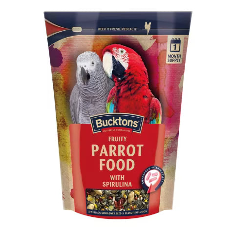 Bucktons Parrot Food with Spiralife1.5kg