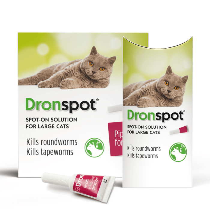 Dronspot Spot-On Wormer For LARGE Cats (5kg-8kg) PML