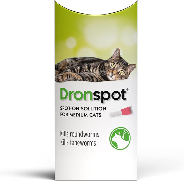 Dronspot® Spot-On Wormer for Medium Cats (2.5kg-5kg) PML