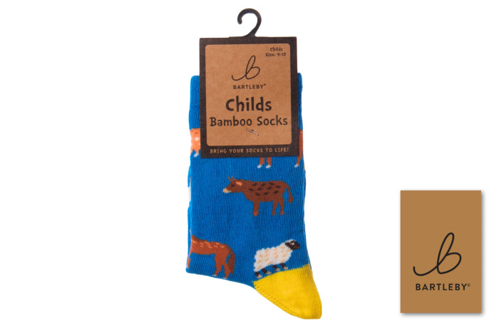 Childs Farmyard Bamboo Socks