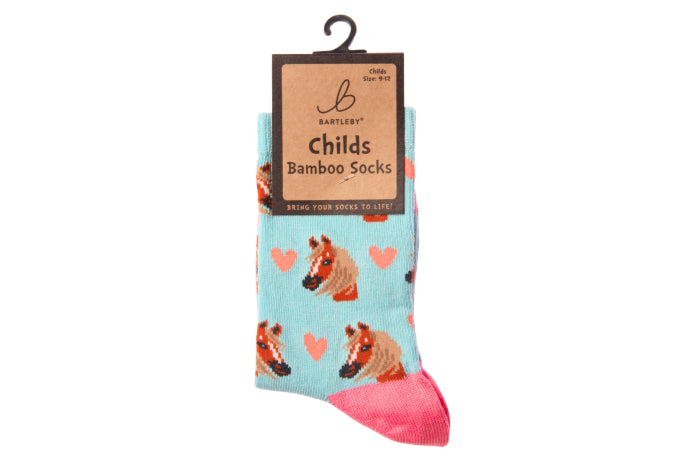 Childs Horse Love Bamboo Socks