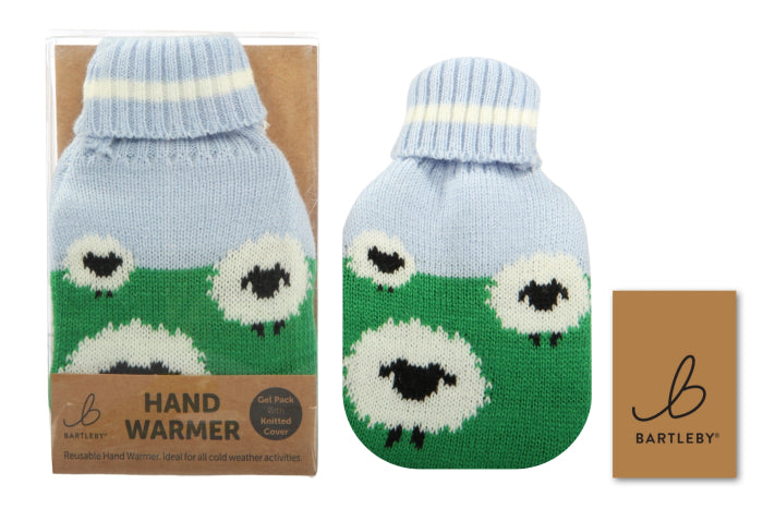 Knitted Hand Warmer - Field of Sheep
