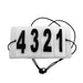 Velcro Easy Show Jacket Numbers