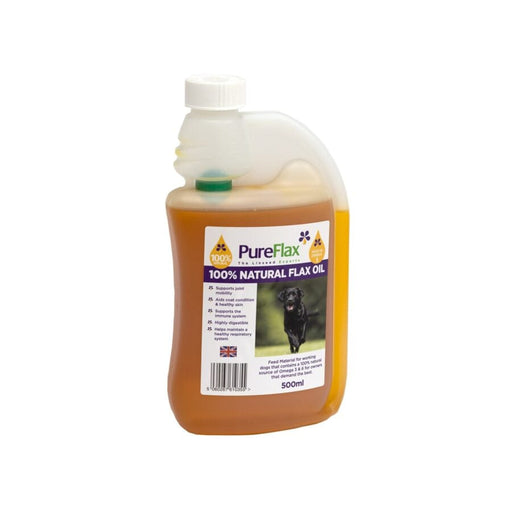 Pure Flax Working Dog Oil Supplement 500ml