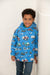 Lighthouse Boys Finlay Coat Blue Farm Print
