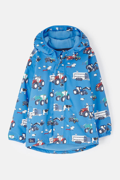 Lighthouse Boys Finlay Coat Blue Farm Print
