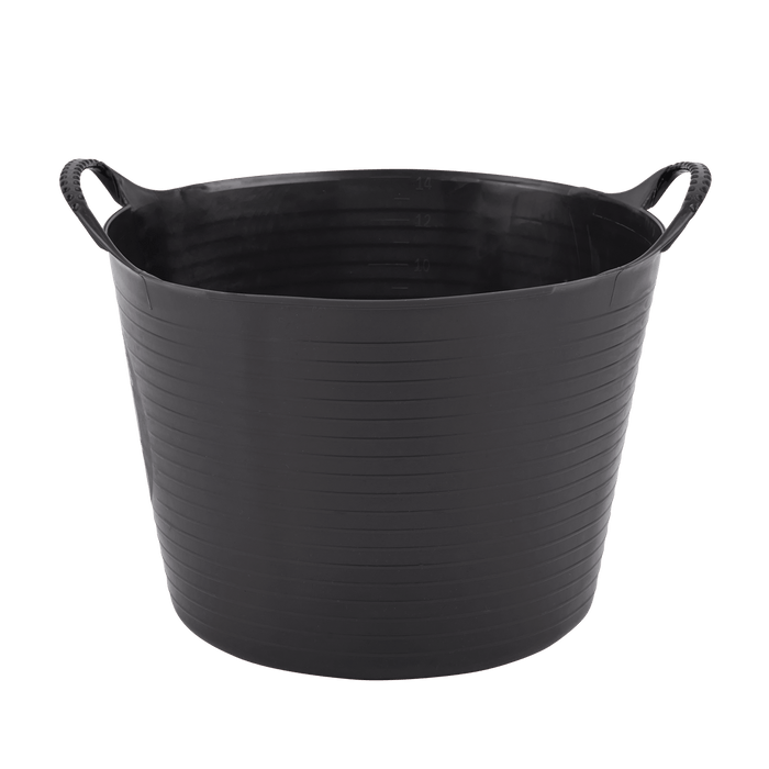 Red Gorilla Tub® Small 14 Litres Black